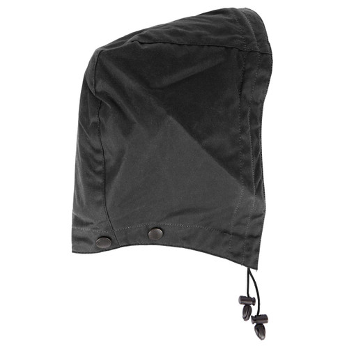 Grey Barbour Waxed Cotton Hood