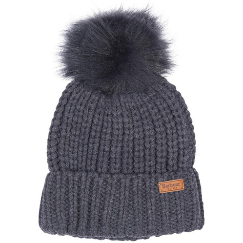 Charcoal Barbour Womens Saltburn Beanie