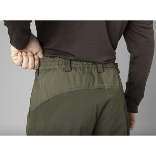 Light Willow Green/Willow Green Harkila Mens Fjell Trousers Back Detail