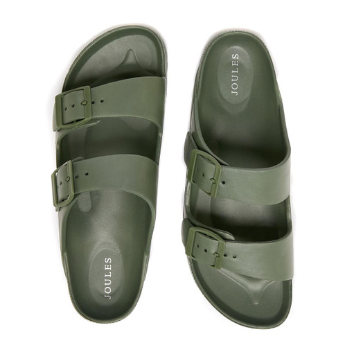 Khaki Green Joules Mens Sunseeker Sandals