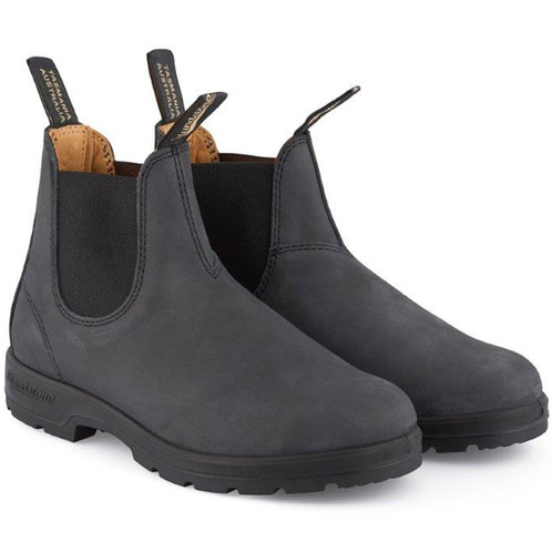 Rustic Black Blundstone Unisex Classics 587 Chelsea Boot