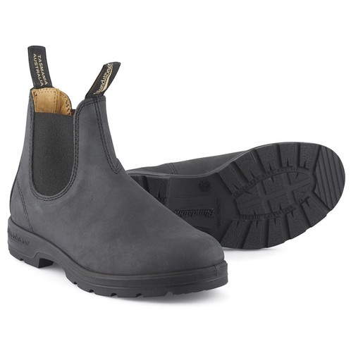Rustic Black Blundstone Unisex Classics 587 Chelsea Boot Sole