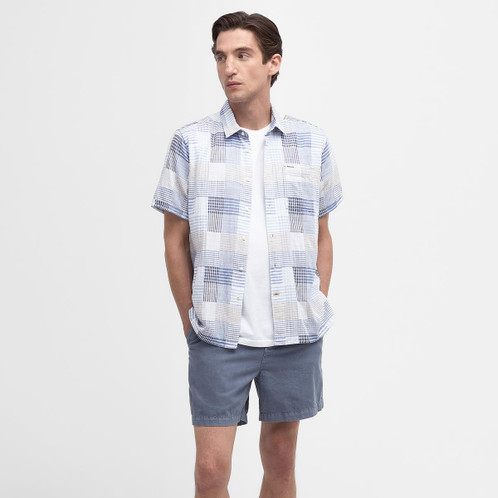 Sky Barbour Mens Oakshore Summer Shirt On Model