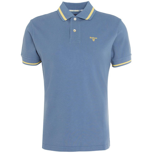 Dark Chambray Barbour Mens Newbridge Polo