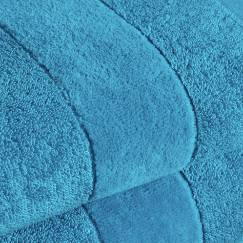 Poolside Blue Christy Prism Towels Detail
