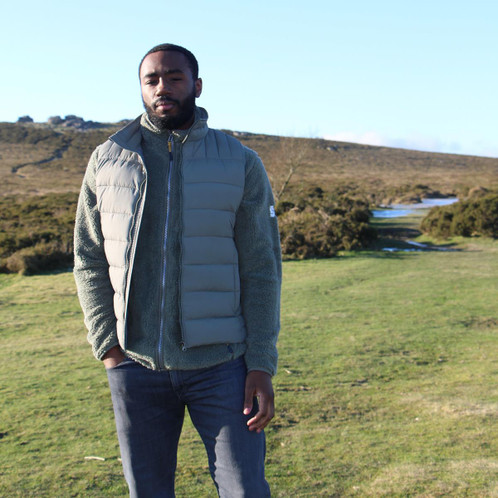 Khaki Lazy Jacks Mens GL3 Gilet Lifestyle