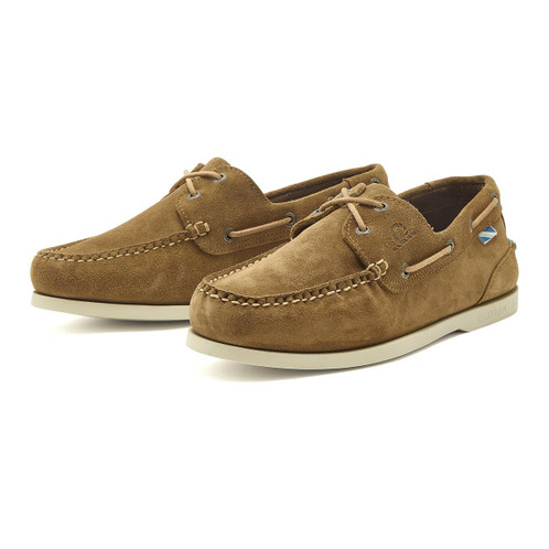 Tan Chatham Mens Compass II Repello G2 Deck Shoes