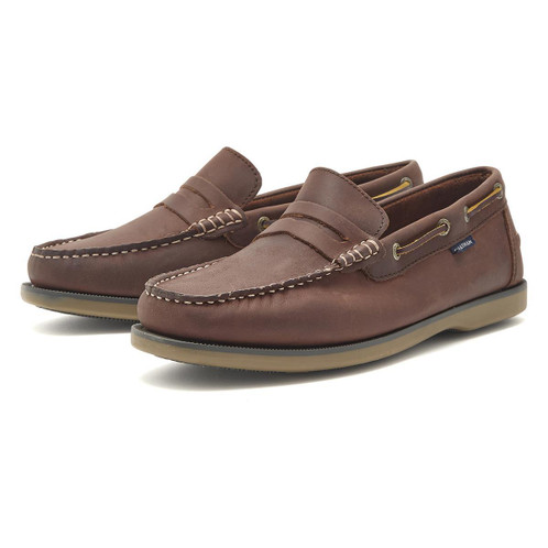 Burgundy Brown Chatham Mens Shanklin Loafers