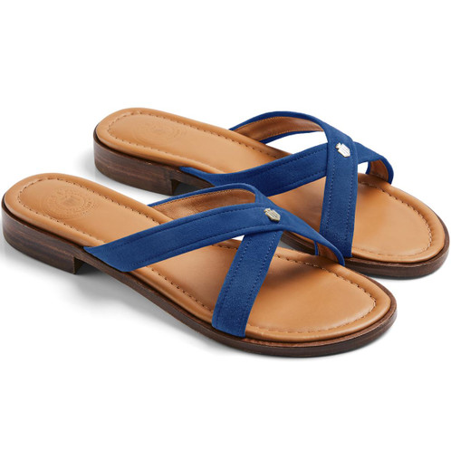 Porto Blue  Fairfax & Favor Womens Holkham Sandal