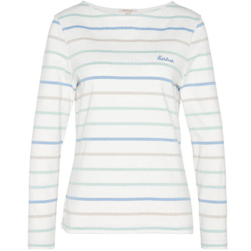 Cloud Stripe Barbour Womens Hawkins Top PRE-AW24