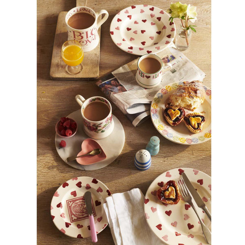 Emma Bridgewater Pink Hearts 10 1/2 Inch Plate LS