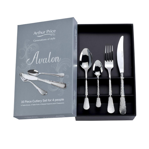 Arthur Price Stainless Steel Avalon 16 Piece Cutlery Set