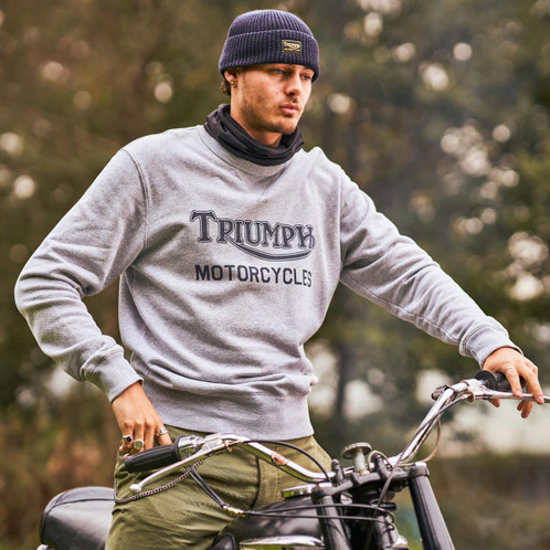  Triumph Mens Radial Sweatshirt