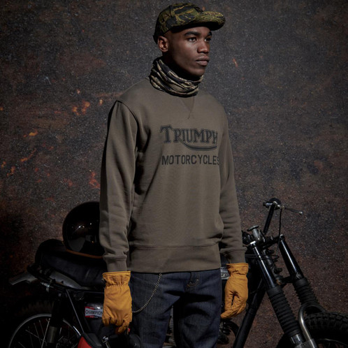 Triumph Mens Radial Sweatshirt