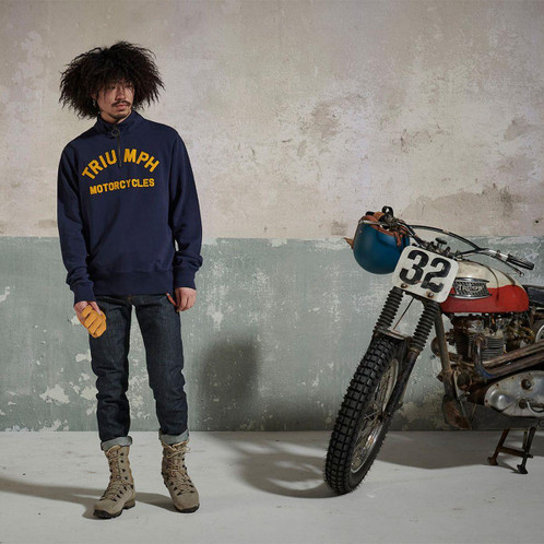 Triumph Mens Ribble Half Zip