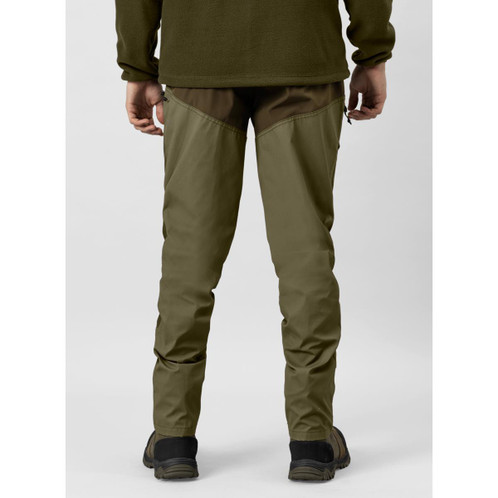 Duffel Green/Pine Green Seeland Mens August Trousers Back