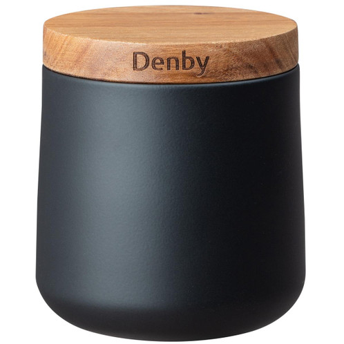 Black Denby Set of 3 Storage Canisters