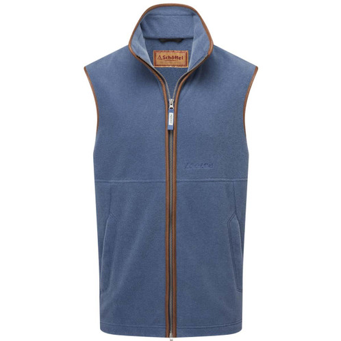 Storm Blue Schoffel Oakham Fleece Gilet