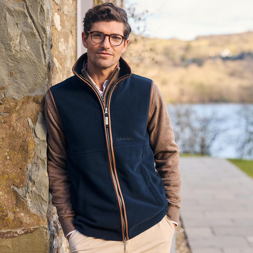 Schoffel Oakham Fleece Gilet lifestyle aw25 navy