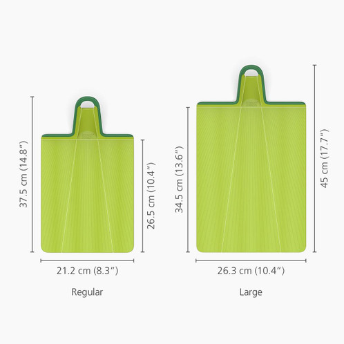 Joseph Joseph Chop2Pot Plus Folding Chopping Board Size Guide