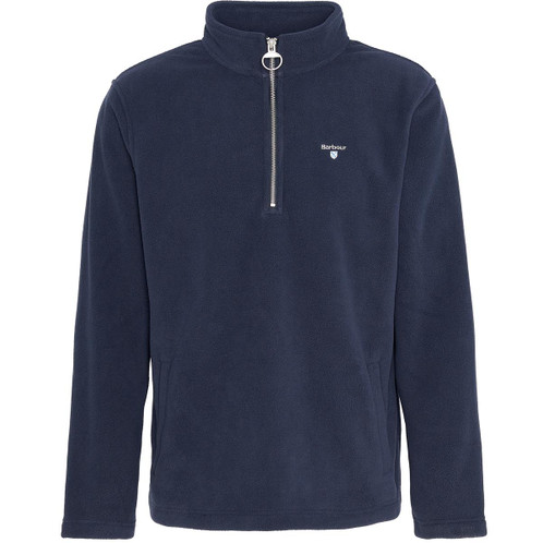 Navy Barbour Mens Essentials Half Zip Fleece