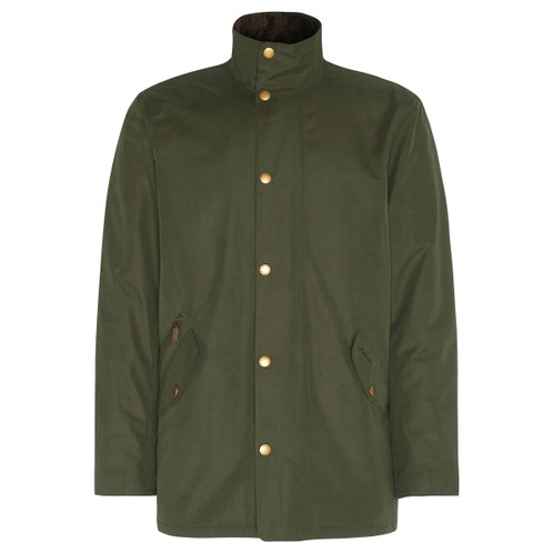 Olive Barbour Mens Winter Spoonbill Waterproof Jacket