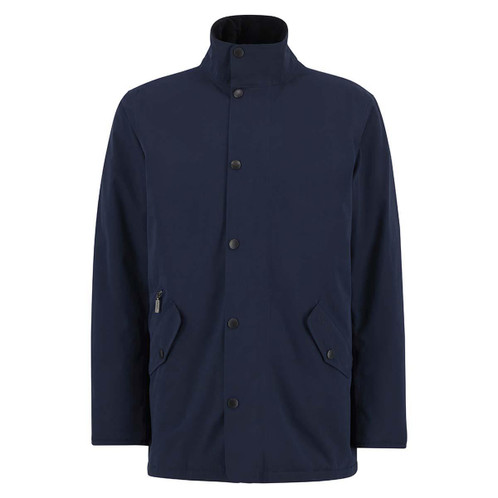 Navy Barbour Mens Winter Spoonbill Waterproof Jacket