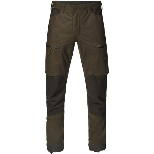 Hunting green/Shadow brown Harkila Mens Forest Hunter GTX Trousers
