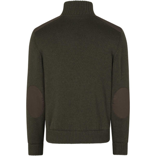 Grizzly Brown Seeland Mens Haze Windbreaker Knit Jumper Back