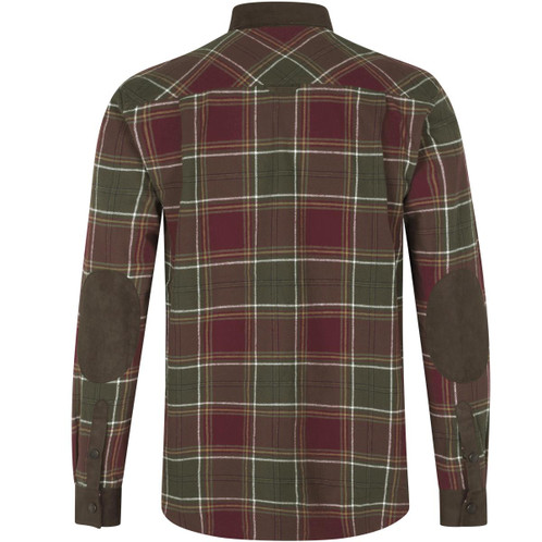 Red Check Seeland Mens Banff Shirt Back