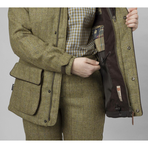 Olive Harkila Womens Jura GTX Jacket Interior Detail