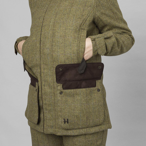 Olive Harkila Womens Jura GTX Jacket Pocket Detail