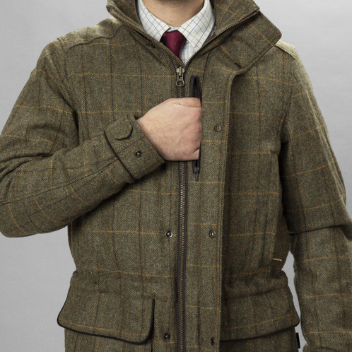 Forest Green Harkila Mens Kenmore GTX Jacket On Model