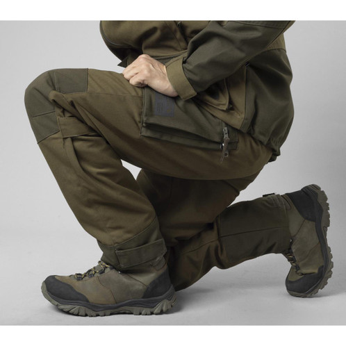 Light Pine Seeland Mens Trax Trousers On Model