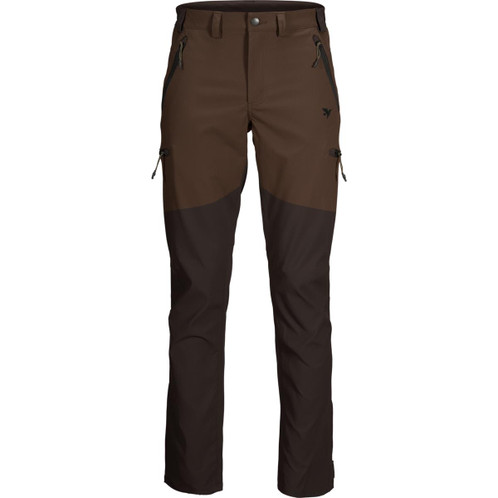 Pinecone/Dark brown Seeland Mens Outdoor Stretch Trousers
