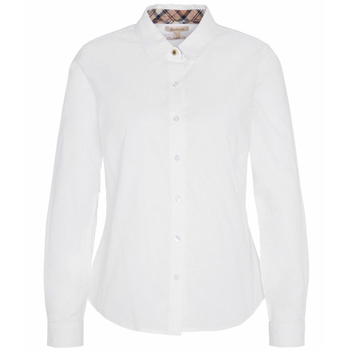 White/Hessian Tartan Barbour Womens Lavender Shirt