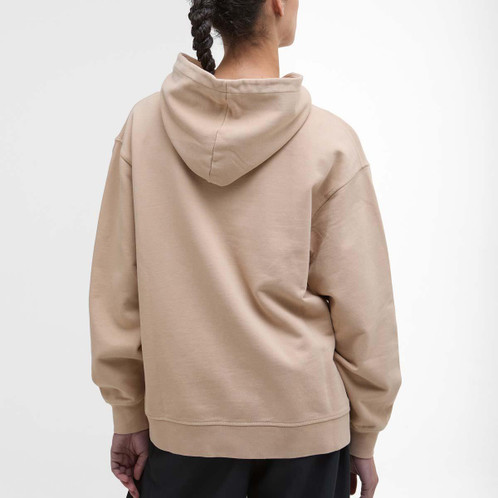 Pale Camel Barbour Womens Northumberland Hoodie Back