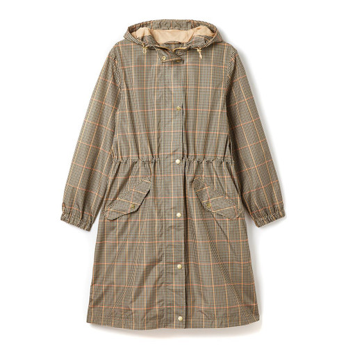 Henson Check Joules Womens Holkham Packable Raincoat