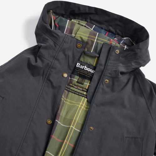 Black/Ancient Barbour Winter Beadnell Waterproof Jacket