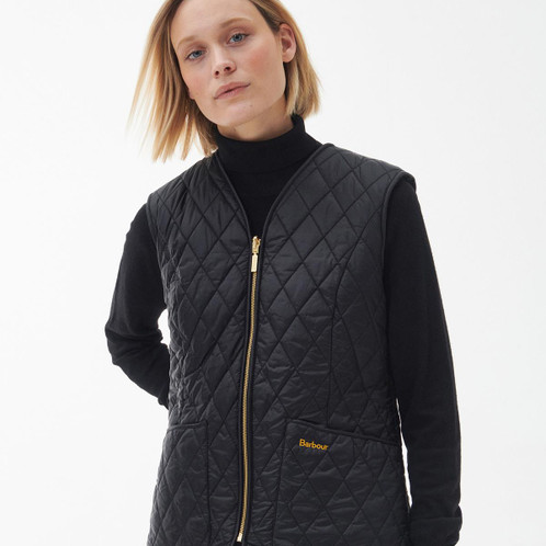 Black/Black Barbour Womens Markenfield Liner