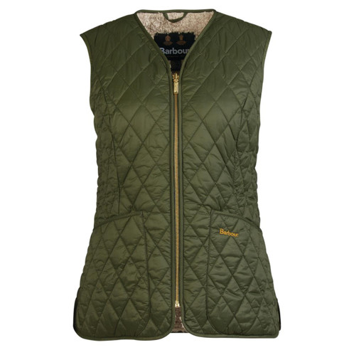 Olive/Natural Barbour Womens Markenfield Liner