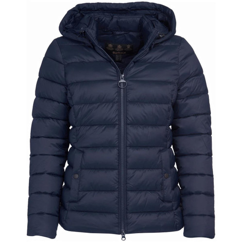 Dark Navy Barbour Womens Shaw Quilt Jacket