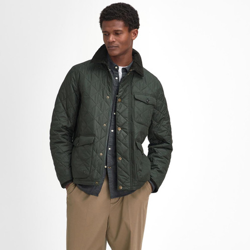 Sage Barbour Mens Hornby Quilted Jacket