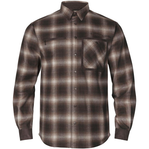 Burgundy Harkila Mens Folke Shirt Jacket