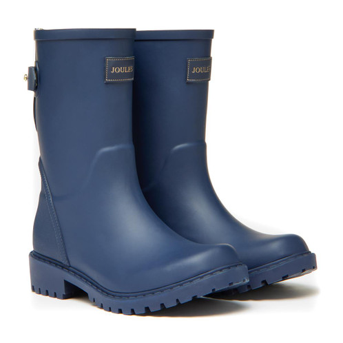 Navy Joules Womens Wistow Mid Height Wellies