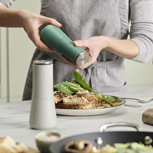 Sage Joseph Joseph Milltop Salt and Pepper Set lifestyle
