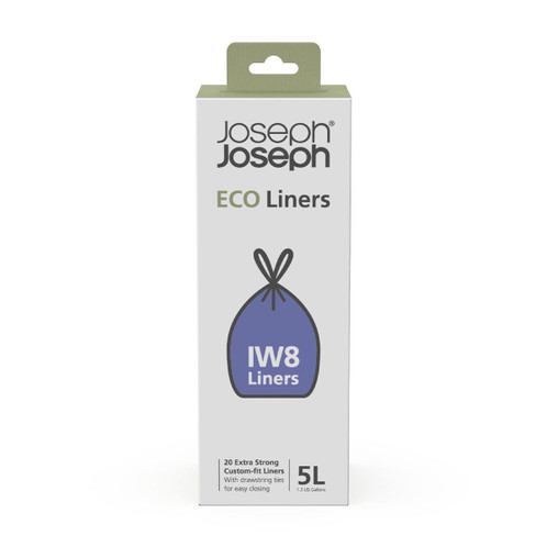 20 Liners Joseph Joseph IW8 5L Recycled Bin Liners