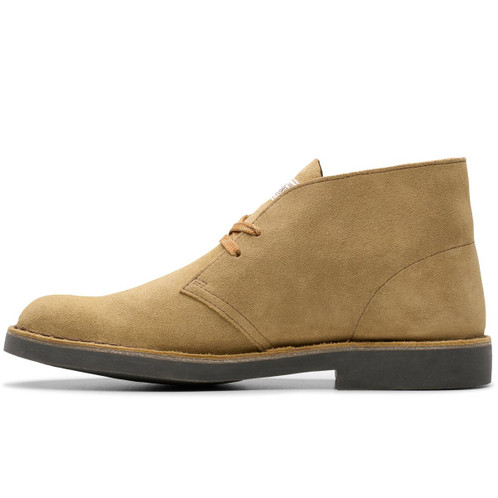 Sand Suede Clarks Mens Desert Boot Evo Side