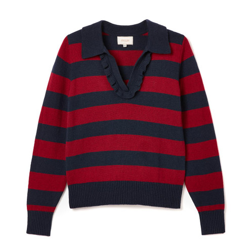 Navy/Red Joules Maddie Striped Jumper
