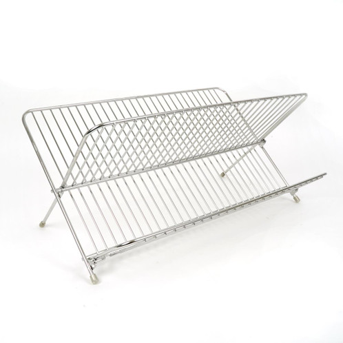 Stainless Steel Delfinware Folding Dish Drainer